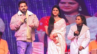 स्टेज पर पहली बार Pawan Singh के साथ Shilpi Raj ने चांदनी सिंह के साथ मचाया धमाल Stage Show 2024 [upl. by Kristian114]