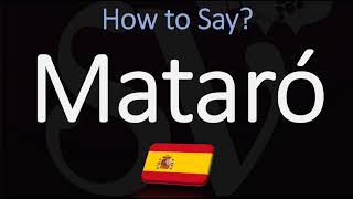 How to Pronounce Mataró CORRECTLY Spanish Wine Pronunciation Mourvèdre synonym [upl. by Ylsel]