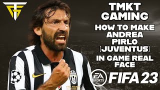 FIFA 23  How To Make Andrea Pirlo Juventus  In Game Real Face [upl. by Anaihs]