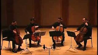 Boston Cello Quartet plays Albinoni Adagio [upl. by Arrais]