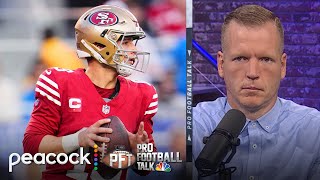 49ers storylines Pressure on Kyle Shanahan Brock Purdys future  Pro Football Talk  NFL on NBC [upl. by Bohrer953]