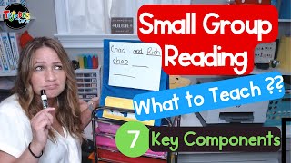 7 Small Group Reading Components Using Decodable Text [upl. by Lowenstein]