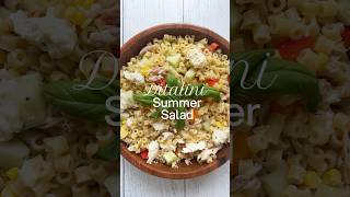 ditalini summer salad  perfect for potlucks or cookouts 4thofjuly cookout potluck recipe [upl. by Nomzaj768]