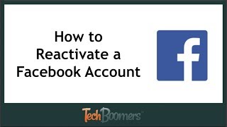 How to Reactivate Facebook Account [upl. by Allebram572]