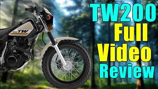 Yamaha TW200 Review is it a good dual sport motorcycle [upl. by Charmion874]