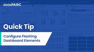 Quick Tip  Create Flashing Elements in Dashboards [upl. by Harrat]