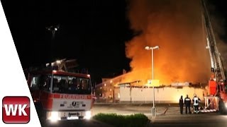 Brand in der Osternacht in Mainz Kastel [upl. by Kohn465]