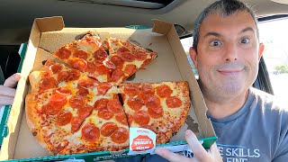 papa johns members only shaq a roni pizza food review [upl. by England479]