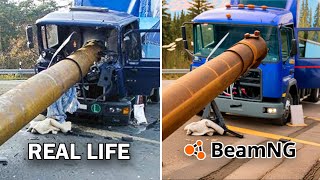 Accidents Based on Real Life Incidents  BeamNGdrive 13 [upl. by Tobit277]