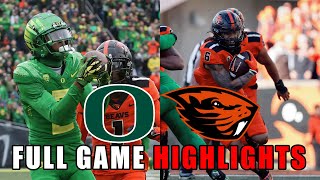 Oregon Ducks vs Oregon State Beavers FULL GAME Highlights  2024 College Football [upl. by Veneaux961]