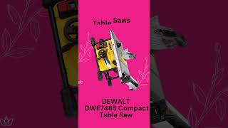 DEWALT DWE7485 Compact Table Saw [upl. by Niwrud]