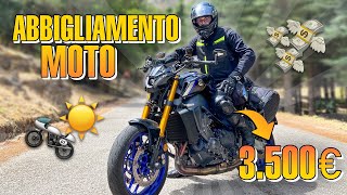 ABBIGLIAMENTO MOTO TUTTA la MIA ATTREZZATURA ESTIVA per VIAGGIARE [upl. by Aihsekel]