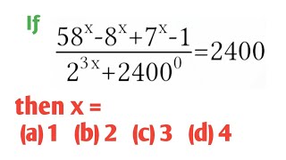 Exponential EquationOlympiad Maths  Prof B Dash Sir mathematicswithme1396 [upl. by Hey]