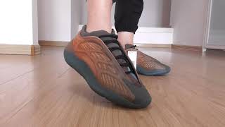 PK God Yeezy Boost 700 V3 Copper Fade On Foot Review [upl. by Rengia124]