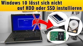 Windows 10 lässt sich nicht installieren 🤔 Festplatte oder SSD ist null Bytes groß ❓ [upl. by Ennyleuqcaj193]