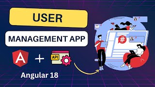 User Management system Angular  angular 18 Projects [upl. by Wylde]