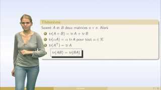 Matrices  partie 6  matrices triangulaires transposition trace matrices symétriques [upl. by Miharba659]