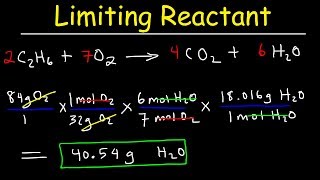 Limiting Reactant Practice Problems [upl. by Ruffin]