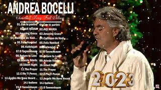 Andrea Bocelli Greatest Christmas Song 2023  Top 20 Most Famous Opera Pop Christmas Andrea Bocelli [upl. by Ailedroc]