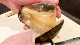 SURF CLAMS  Japanese Street Food Sashimi Sakhalin Giant Spisula [upl. by Adnilra]