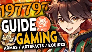 LE 5⭐ CACHÉ  Guide GAMING Artéfacts Teams amp Armes   Genshin Impact [upl. by Flo]