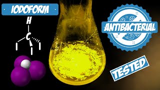 Iodoform  Synthesis and antiseptic properties [upl. by Ayama]