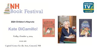 NH Book Festival 2024 Childrens Keynote  Kate DiCamillo [upl. by Ainslie]