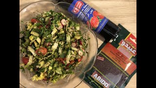 🇱🇧 Recettes libanaises 🇱🇧 Salade fatouche  Mon épicerie libanaise [upl. by Halsy]