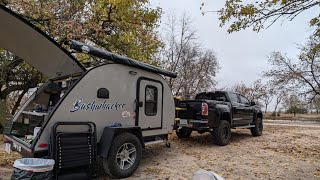 Fort Kearny fall camping with Violet nebraska camping teardrop [upl. by Nessi]