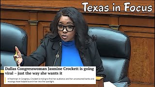 shorts Texas in Focus  Congresswoman Jasmine Crockett On Her Rapid Rise in Politics [upl. by Nylazor]