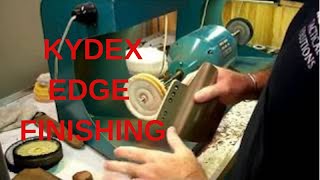 DIY kydex holster edge buffing  getting a mirror finish [upl. by Dottie]