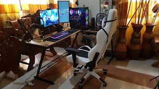 My Gaming Chair AkRacing Arctica Unboxing and Assembling [upl. by Orvas586]