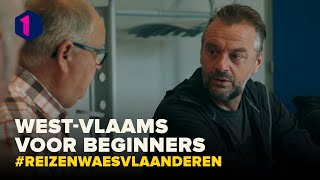 Tom Waes volgt een cursus WestVlaams  Reizen Waes Vlaanderen [upl. by Enetsuj]