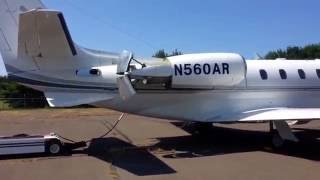 Citation XLS Thrust Reverser test [upl. by Hayward]