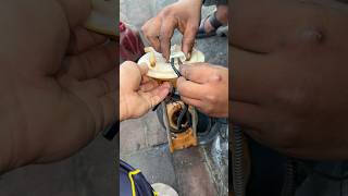 How To Clean Fuel Pump Filter  Easy Way fuelpump filter clean [upl. by Yanad]