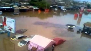 La pluie à Grand Médine Dakar le dimanche 26 Août 2012 Sénégal hivernage 2012 [upl. by Vary]