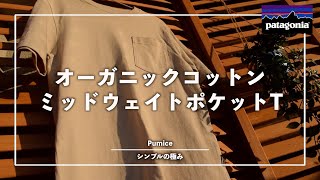 【patagonia】シンプルを極めたポケットT！パタゴニア『オーガニックコットン・ミッドウェイトポケットT』の紹介 [upl. by Horan479]