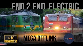 End to End ELECTRIC with Mega OFFLINK  Electrics invades Hosur Omalur Salem Line  Indian Railways [upl. by Stoecker13]