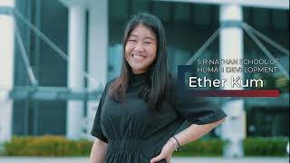 SUSSClassOf2022 – Ether Kum  S R Nathan School of Human Development NSHD  SUSS [upl. by Kasper]