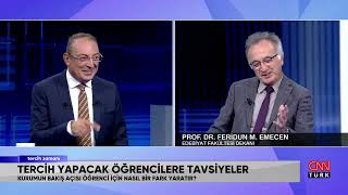 CNN Türk Tercih Zamanı 29 MAYIS ÜNİVERSİTESİ Edebiyat Fakültesi Dekanı Prof Dr Feridun Emecen [upl. by Redyr]