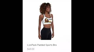 LionPack Padded Sports Bra • KzdShopcom 🚀 [upl. by Hendel]