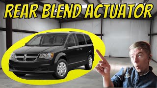 Rear Blend Door Actuator Replacement Dodge Grand Caravan [upl. by Yodlem]