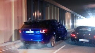 Acceleration Range Rover sport SVR 2016  Tunnel sound [upl. by Tj926]