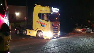 Ballymoney Annual Christmas Tractor and Truck Run 🎅 25112023 [upl. by Safoelc]