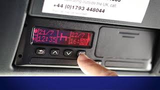 How to do a manual entry on a tachograph  LGV [upl. by Geldens]