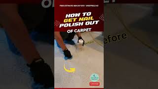 ✅ How to Get Nail Polish Out of Carpet  Westfield NJ [upl. by Gates848]