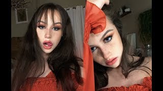 WARM HALLOWEEN GLAM MAKEUP TUTORIAL [upl. by Paloma244]