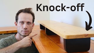 The Ultimate DIY Desk Shelf Monitor Stand  RocklerTryThatChallenge [upl. by Duahsar]