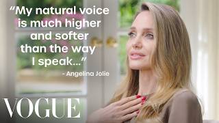 Angelina Jolie Opens About Her Real Voice Opera amp Playing Maria Callas  Vogue [upl. by Shererd]