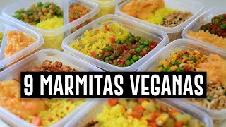 9 MARMITAS VEGANAS FÁCEIS E ACESSÍVEIS PARA A SEMANA  TNM Vegg [upl. by Laney]